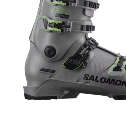 Ботинки горнолыжные Salomon 22-23 S/Pro Alpha 120 Steel Grey/Pastel Neon Green, размер 26,0/26,5 см - фото 5