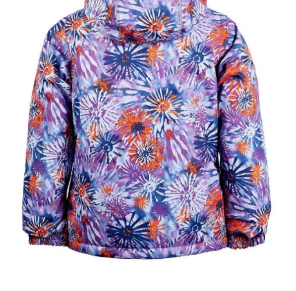 Куртка горнолыжная Kamik Aria Flowerburst Grape/Orange, цвет фиолетовый, размер 92 см KWG6618 - фото 5