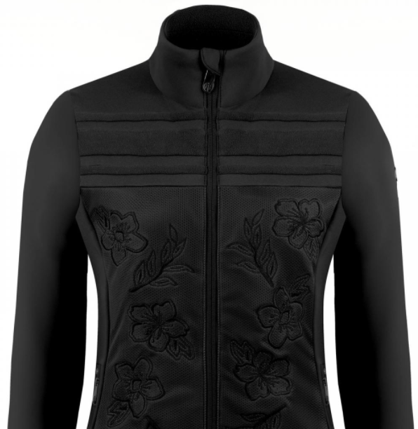 Блузон флисовый Poivre Blanc 20-21 Hybrid Stretch Fleece Jacket Black, цвет черный, размер M 279571-9000001 - фото 2