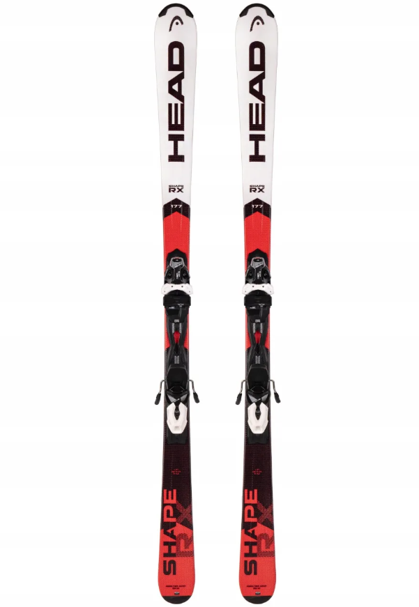 Горные лыжи с креплениями Head Shape Rx R Track + кр. Sp 10 GW PM (114278), цвет белый-красный