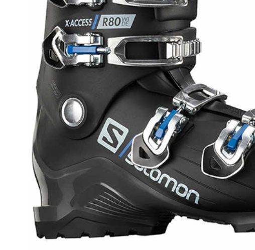 Ботинки горнолыжные Salomon 19-20 X Access R80 Wide Black/Anthracite, цвет черный, размер 31,0/31,5 см L40877200 - фото 3