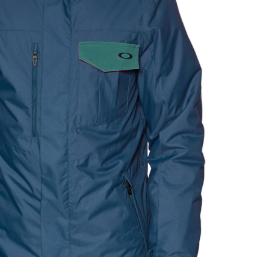 Куртка для сноуборда Oakley 19-20 Division Evo Insula Jkt 2L 10K Poseidon, размер M - фото 2