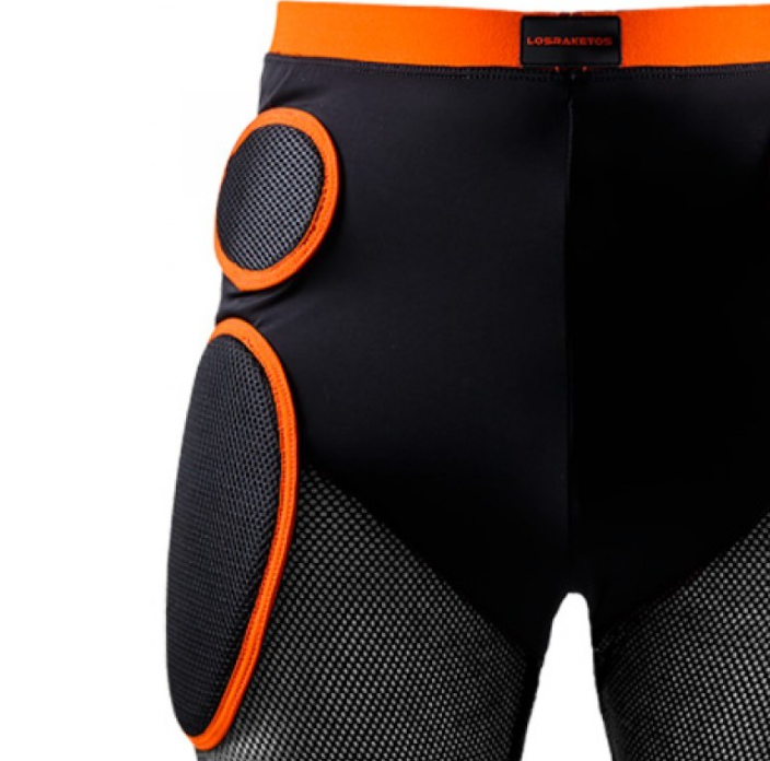 Защитные шорты Losraketos Light Black\Orange, цвет черный, размер XXL 15040 - фото 3