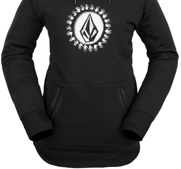 фото Толстовка volcom 22-23 spring shred hoody black