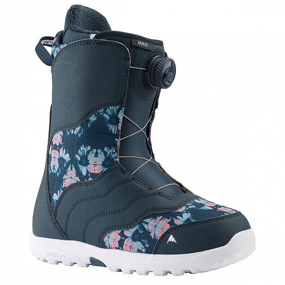 Ботинки сноубордические Burton 19-20 Mint Boa Midnight Blue/Multi, цвет синий, размер 43,0 EUR 13177105423 - фото 1