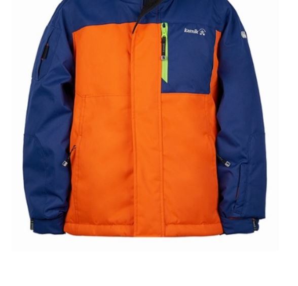 Куртка горнолыжная Kamik Vector Orange/Navy, цвет оранжевый, размер 104 см KWB6610 - фото 2
