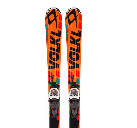 Горные лыжи с креплениями Volkl 16-17 Junior Racetiger GS кр M 45 3-Motion Jr