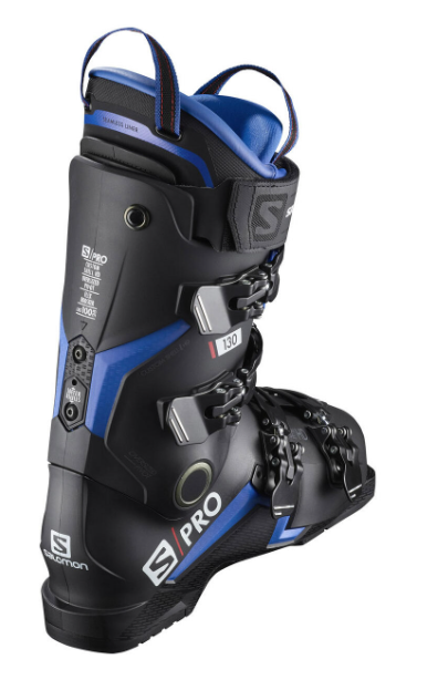 Ботинки горнолыжные Salomon 20-21 S/Pro 130 Black/Race Blue, цвет черный, размер 27,0/27,5 см L40873200 - фото 2