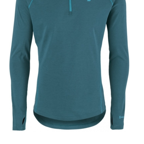 Водолазка Scott Shirt Base Dri 1/4 Zip Blue Coral, цвет бирюзовый, размер S 244330 - фото 2