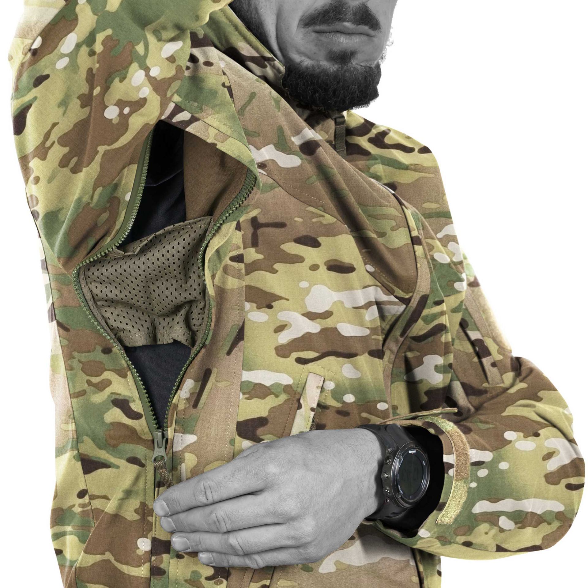 Тактическая куртка UF PRO Delta Eagle Gen. 3 Softshell Jacket Multicam, размер S - фото 8