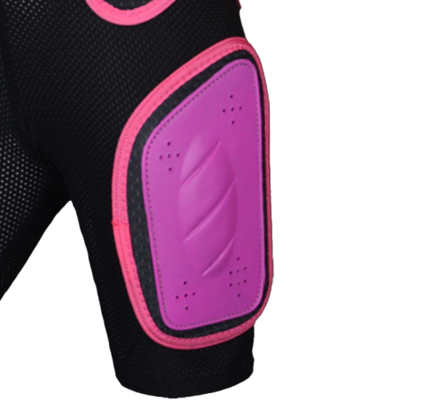Защитные шорты Losraketos Armor CKP-001 Jr Black\Rose, цвет розовый, размер XS 14001 - фото 3