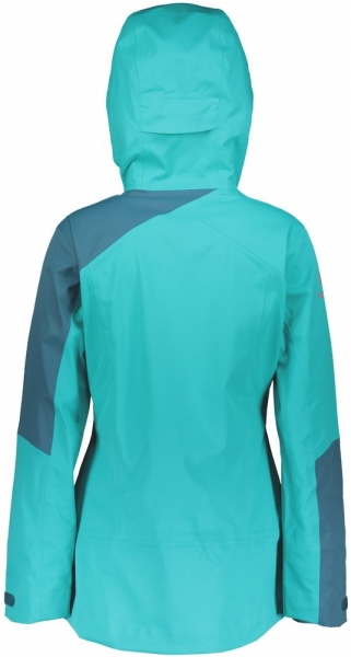 Куртка горнолыжная Scott Jacket W's Vertic 3L Sky Blue/Dragonfly Green, цвет серый-голубой, размер S 267508 - фото 2