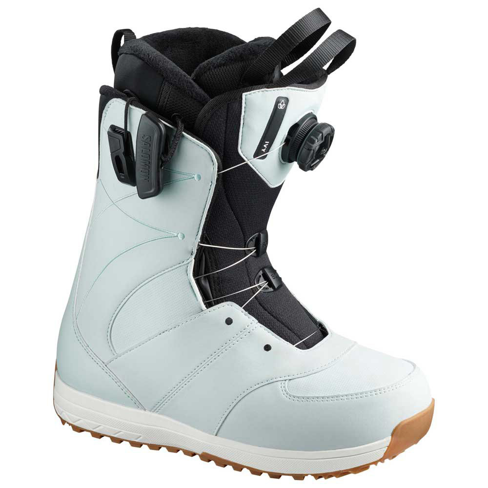 Ботинки сноубордические Salomon 19-20 Ivy Boa SJ Sterling Blue/White крепления для горных лыж salomon 22 23 n stage gw 11 white
