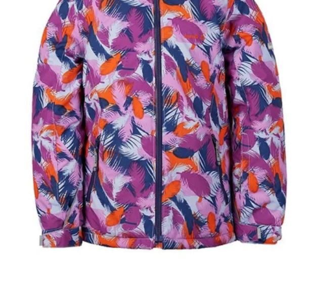 Куртка горнолыжная Kamik Avalon Whimsical Feather Ice/Sweet Plum, цвет розовый, размер 164 см KWG6627 - фото 4