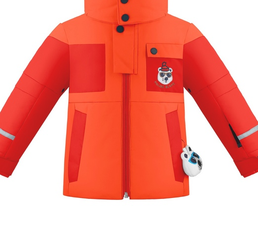 Куртка горнолыжная Poivre Blanc 19-20 Ski Jacket Clementine Orange/Scarlet Red, цвет оранжевый, размер 92 см 274083-9051001 - фото 2