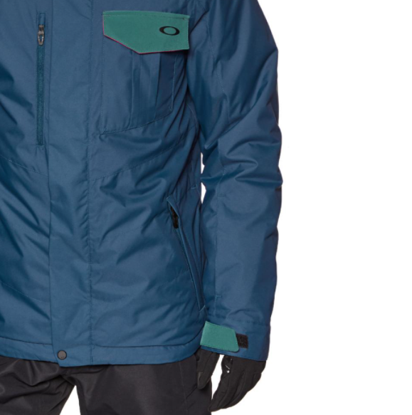 Куртка для сноуборда Oakley 19-20 Division Evo Insula Jkt 2L 10K Poseidon, размер M - фото 3