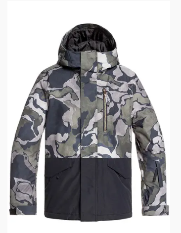 Куртка для сноуборда Quiksilver EQYTJ03101 KVJ5 Mission Block, цвет камуфляжный, размер 14 (дет.) - фото 1
