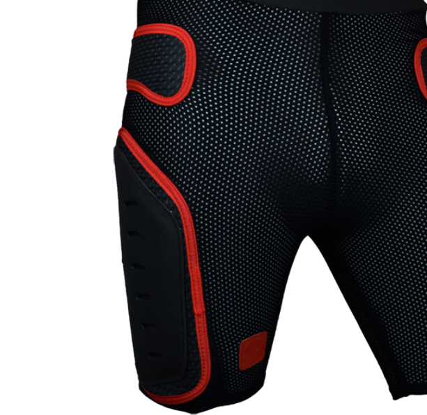 Защитные шорты Losraketos Combl  LRP-002 Black\Red, цвет черный, размер XL 15040 - фото 4