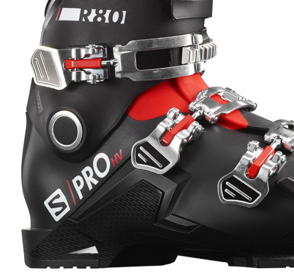 Ботинки горнолыжные Salomon 20-21 S/Pro HV R80 Black/Red, цвет черный, размер 27,0/27,5 см L41178800 - фото 3