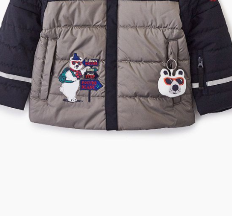 Куртка горнолыжная Poivre Blanc 19-20 Ski Jacket Gothic Blue/Soba Brown, цвет коричневый, размер 92 см 274084-9074001 - фото 2
