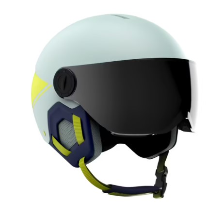 Шлем зимний Wedze H-KID 550 Light Blue/Yellow, цвет мятный, размер S (53-56 см) 4084127 - фото 1