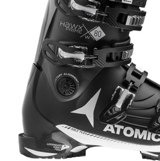 Ботинки горнолыжные Atomic 17-18 Hawx Prime 80 W Black/White, размер 22,0/22,5 см - фото 2