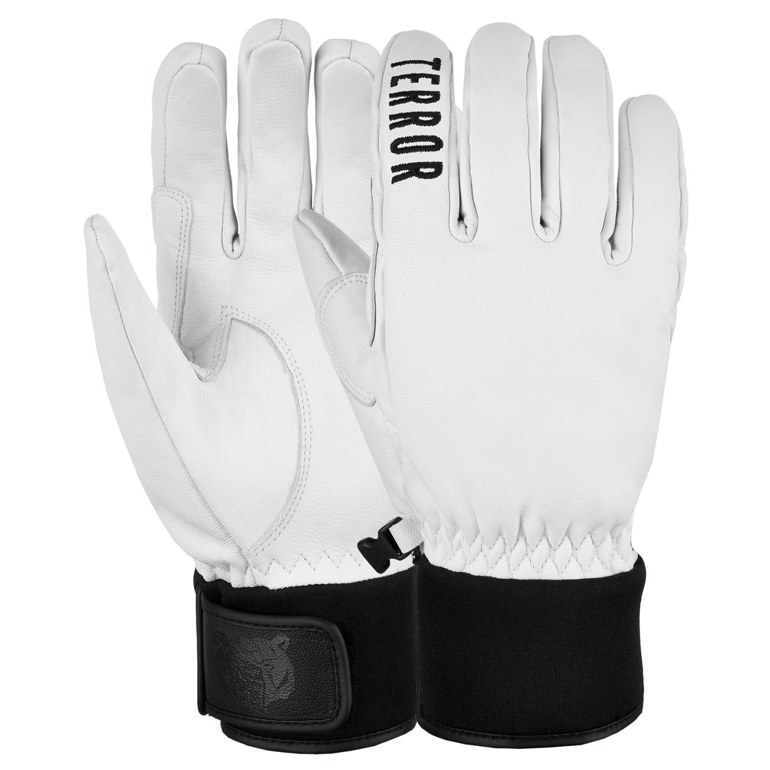  Terror 21-22 Leather Gloves White