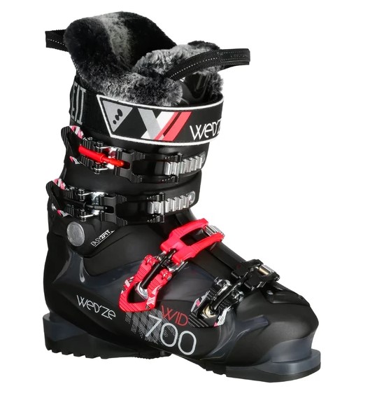 Ботинки горнолыжные Wedze Wid 700 W P Black, цвет черный, размер 24,5 см 2120727 - фото 1