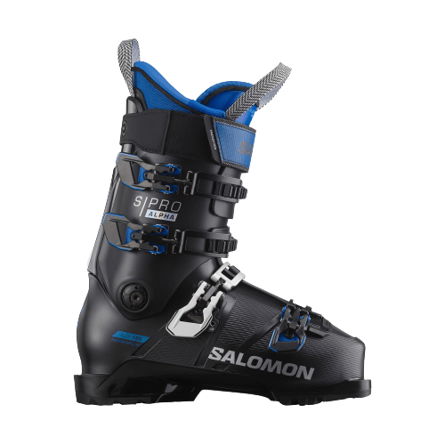 Ботинки горнолыжные Salomon 22-23 S/Pro Alpha 120 EL Black/Race Blue крепления для сноуборда salomon 22 23 nesta w s black