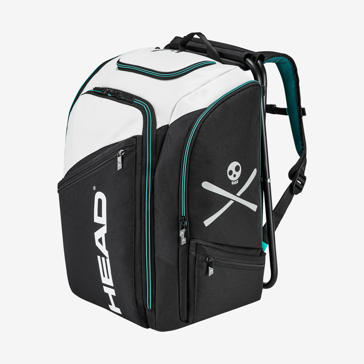 Рюкзак со складным стулом Head 23-24 Rebels Coaches Backpack Black/White/Speed Blue