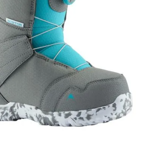 Ботинки сноубордические Burton 19-20 Zipline Boa Gray/Surf Blue, цвет серый, размер 36,5 EUR 131911040454K - фото 4