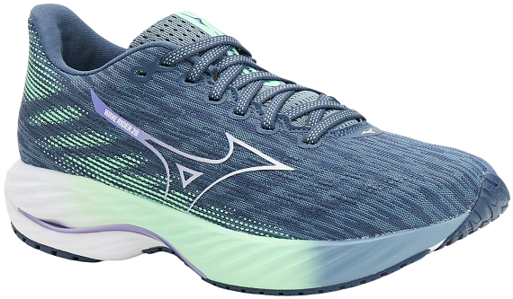 Кроссовки Mizuno 24-25 Wave Rider 28 W CitadelWhiteNeo Mint 10341₽