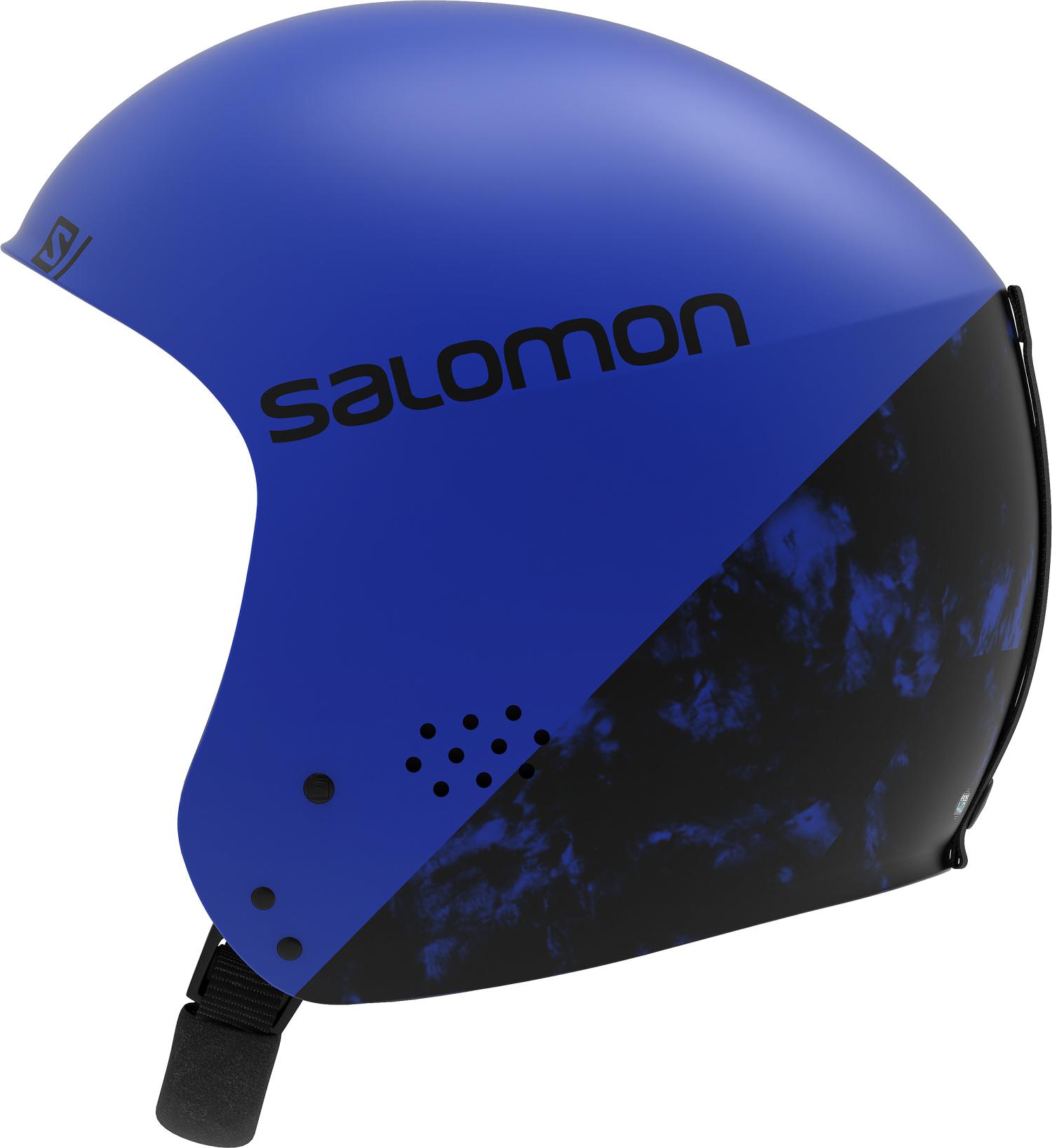 Шлем зимний Salomon 21-22 S Race Fis Injected JR Race Blue/Black подготовка юных лыжников гонщиков