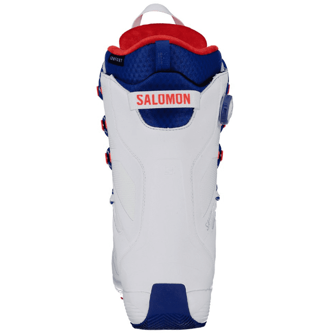 фото Ботинки сноубордические salomon 19-20 launch lace boa sj team white/surf the web/fiery red