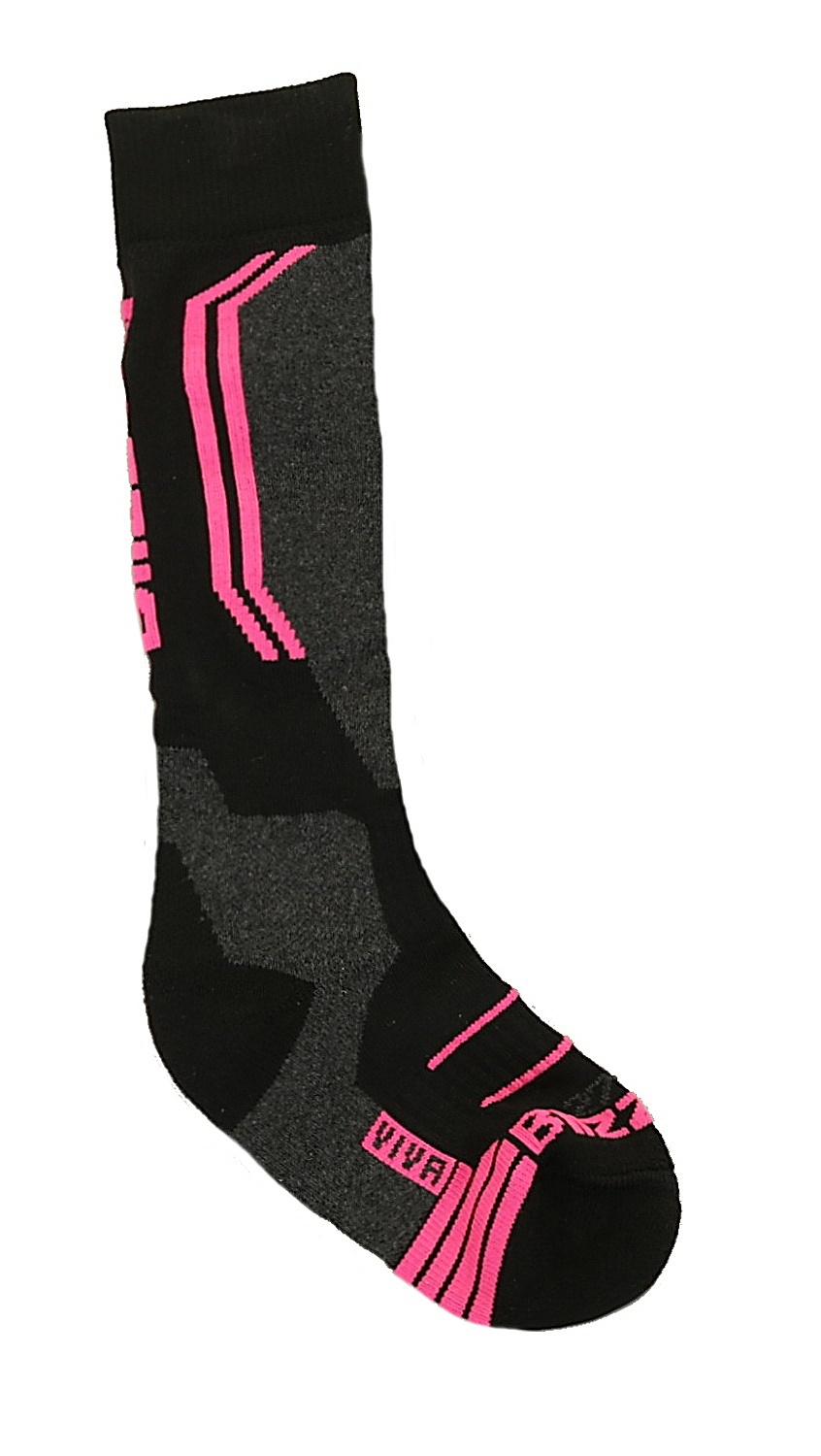 Носки горнолыжные Blizzard Viva Allround Ski Socks Black/Anthracite/Magenta кальсоны accapi synergy trousers w pink fluo anthracite женские ea453 0929