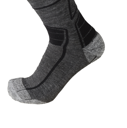 Носки горнолыжные Mico Trekking Sock Natural Performance In Wool Antracite Mel - фото 2