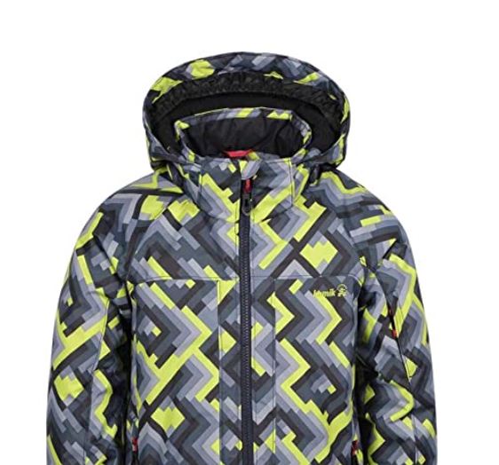 Куртка горнолыжная Kamik Rusty Grid Charcoal, размер 116 см - фото 3