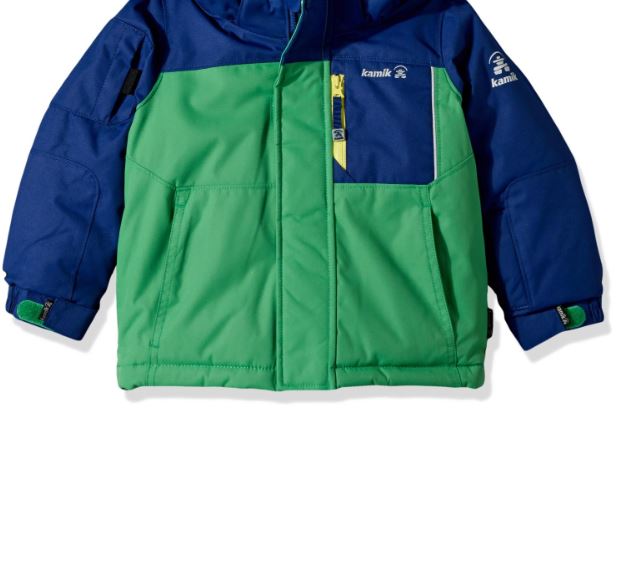 Куртка горнолыжная Kamik Vector Green/B.Blue, цвет зеленый, размер 98 см KWB6610 - фото 2