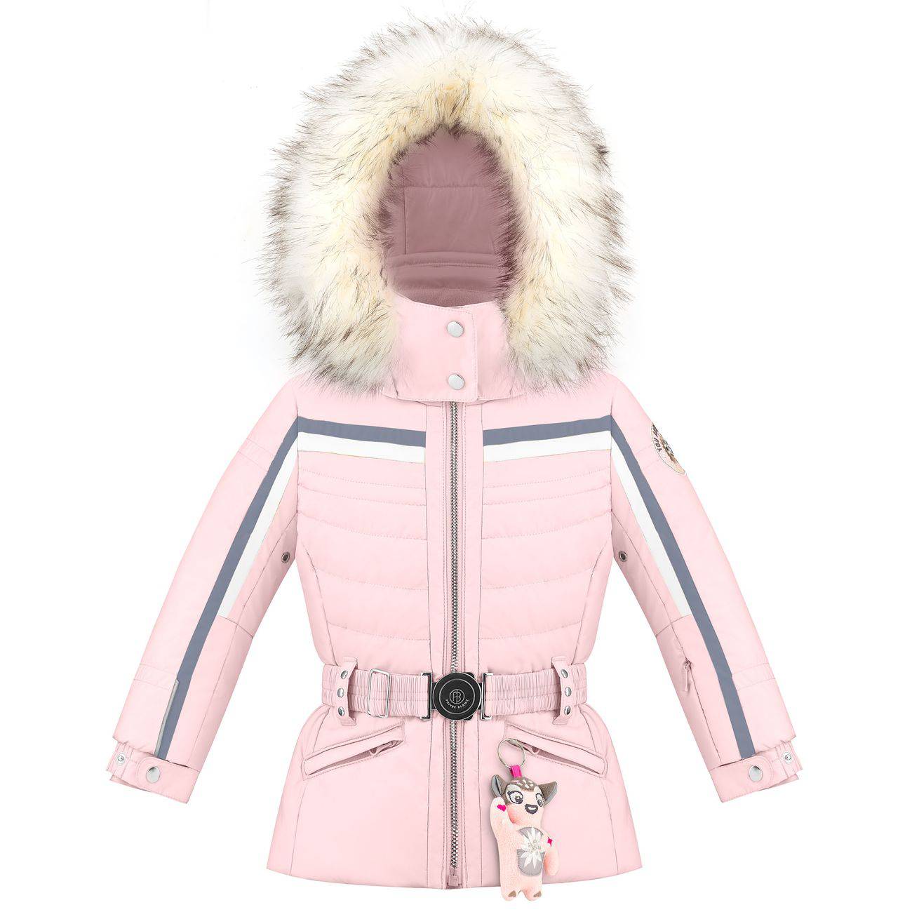 Куртка горнолыжная Poivre Blanc 20-21 Ski Jacket Angel Pink синий флисовый комбинезон с вышивкой poivre blanc детский