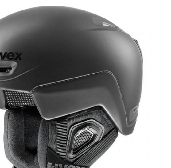 Шлем зимний Uvex 17-18 Jimm Octo+ Black Mat-Black Shiny, размер 52-55 см - фото 3
