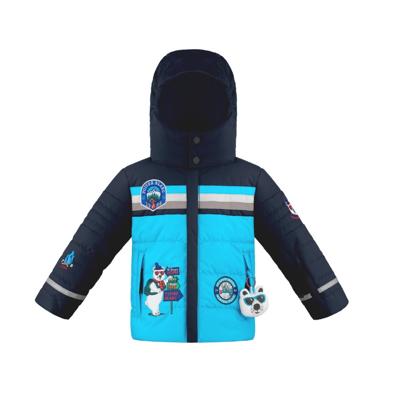 Куртка горнолыжная Poivre Blanc 19-20 Jacket Fancy Aqua Blue темно синий полукомбинезон для мальчиков poivre blanc детское