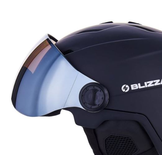 Шлем зимний Blizzard 22-23 Double Visor Black Matt Smoke Mirror Lens, размер 60-63 см - фото 8