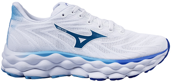 Кроссовки Mizuno 24-25 Wave Sky 8 W WhiteLaser BlueMugen Blue 12591₽