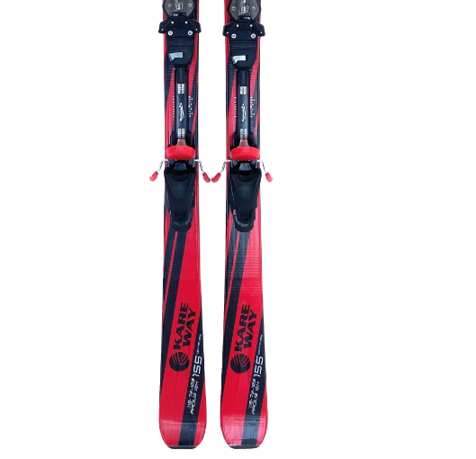 Горные лыжи с креплениями Lightning Kareway Black/Red + кр. Snoway SX 10, цвет черный-красный - фото 3