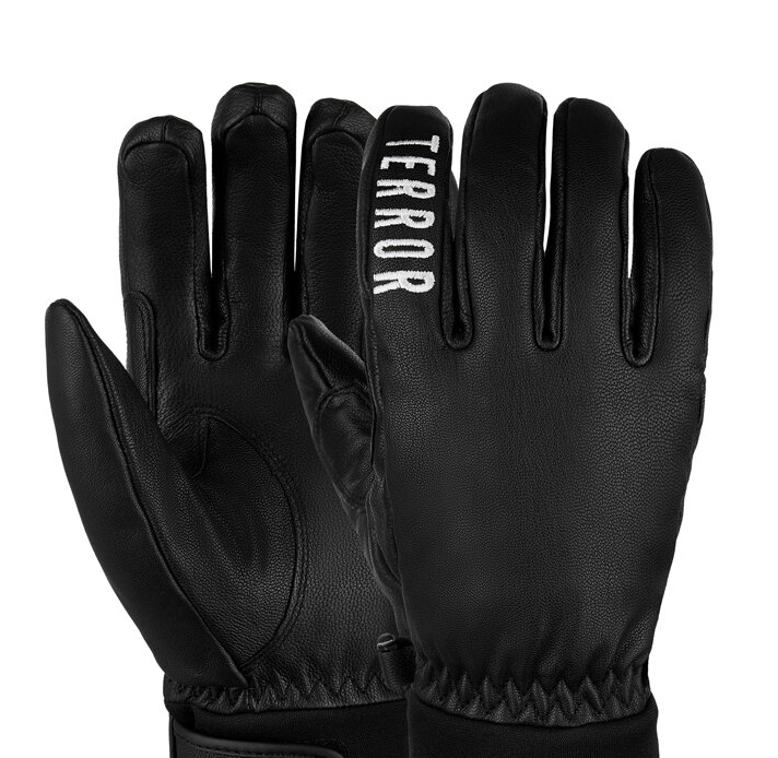 фото Перчатки terror 21-22 leather gloves black