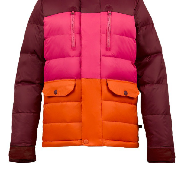 Куртка пуховая Burton Wb Dandridge Dwn Jk Sangria Colorblock, цвет разноцветный, размер XS 10086100618 - фото 2
