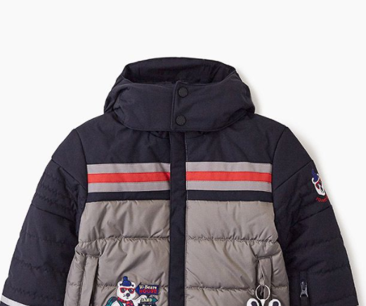 Куртка горнолыжная Poivre Blanc 19-20 Ski Jacket Gothic Blue/Soba Brown, цвет коричневый, размер 92 см 274084-9074001 - фото 3