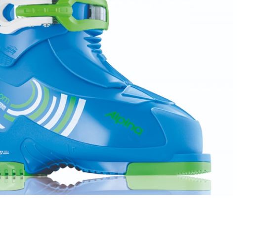 Ботинки горнолыжные Alpina 13-14 Zoom Action Kid's Blue/Green, цвет голубой, размер 15,0 см - фото 3