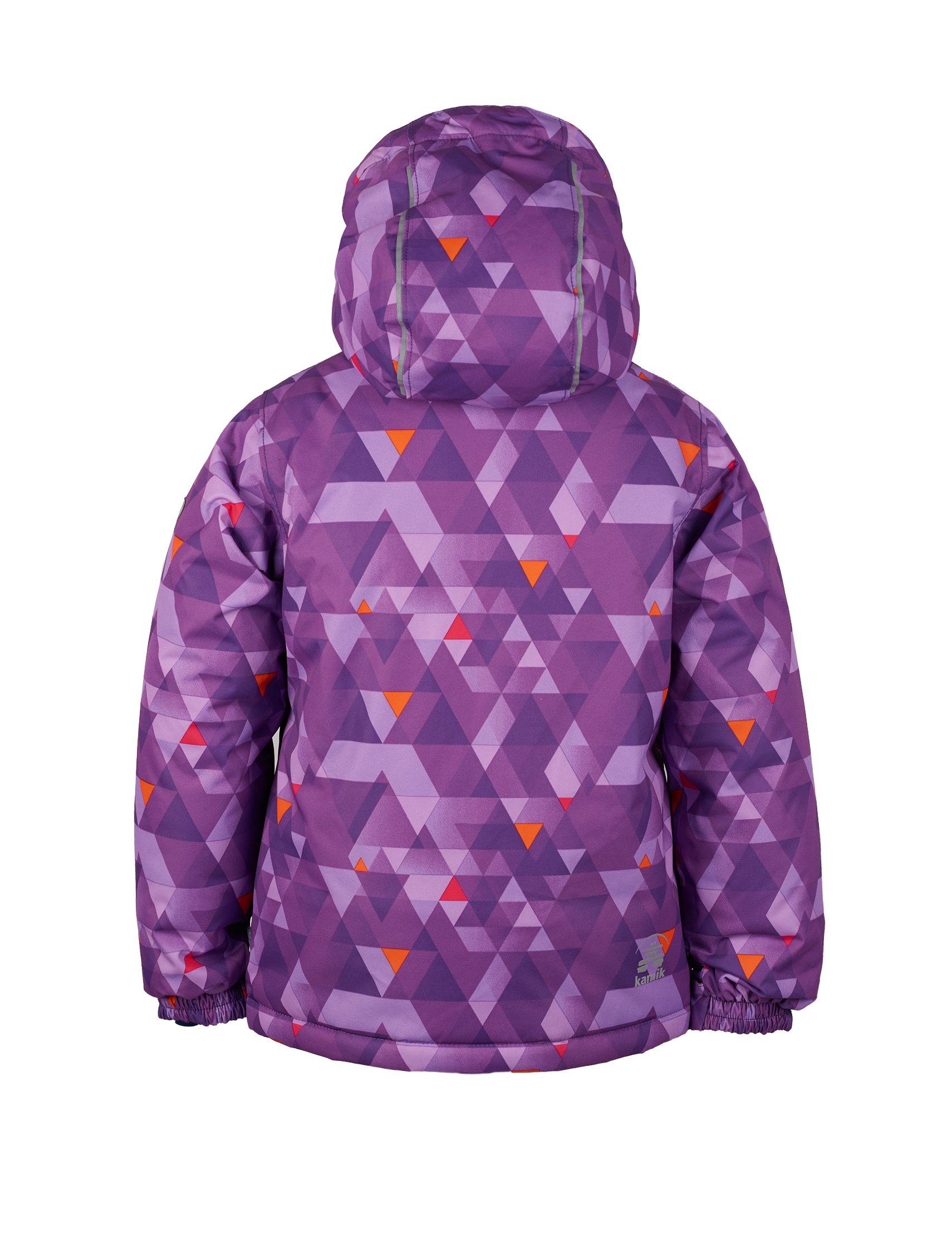 Куртка горнолыжная Kamik Aria Freefall Grape/Orange, цвет фиолетовый, размер 140 см KWG6617 - фото 3