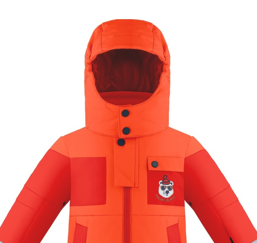 Куртка горнолыжная Poivre Blanc 19-20 Ski Jacket Clementine Orange/Scarlet Red, цвет оранжевый, размер 92 см 274083-9051001 - фото 4